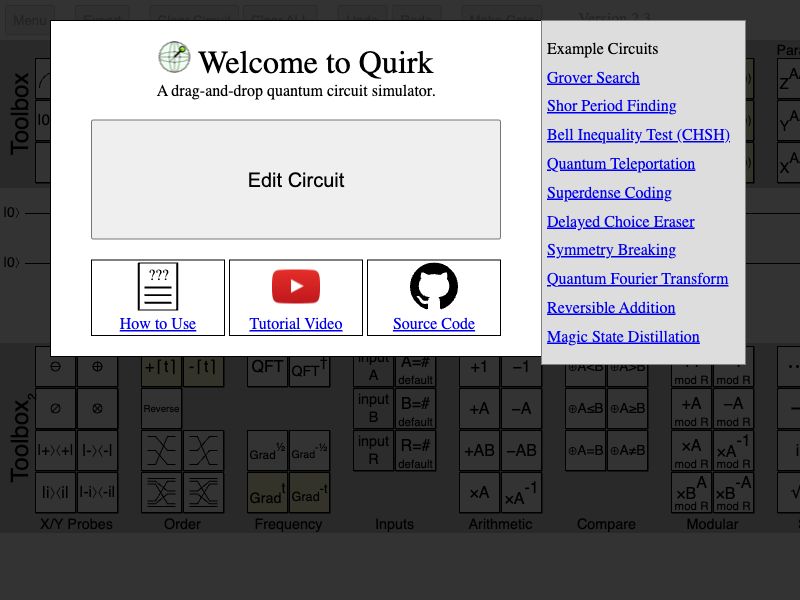 Quirk: Quantum Circuit Simulator